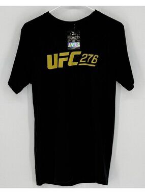 Mens Medium UFC 276 Shirt MMA Event Adesanya Cannonier Volkanovski Holloway NWT